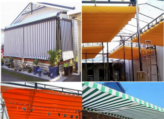 Mẫu bạt xếp, bạt kéo che nắng mưa ngoài trời được ưa chuộng nhất năm